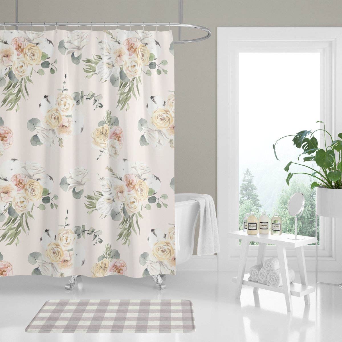 Farmhouse Floral Bathroom Collection
