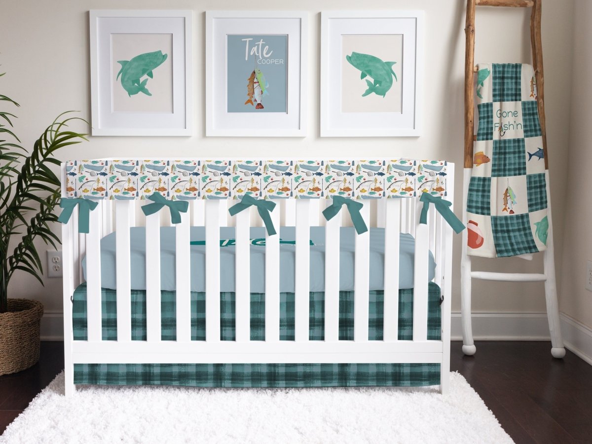 Fishing Time Crib Bedding - Fishing Time, gender_boy, text