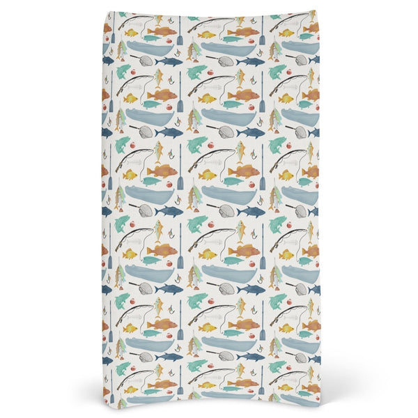 Fishing Time Changing Pad Cover - Fishing Time, gender_boy, Theme_Ocean