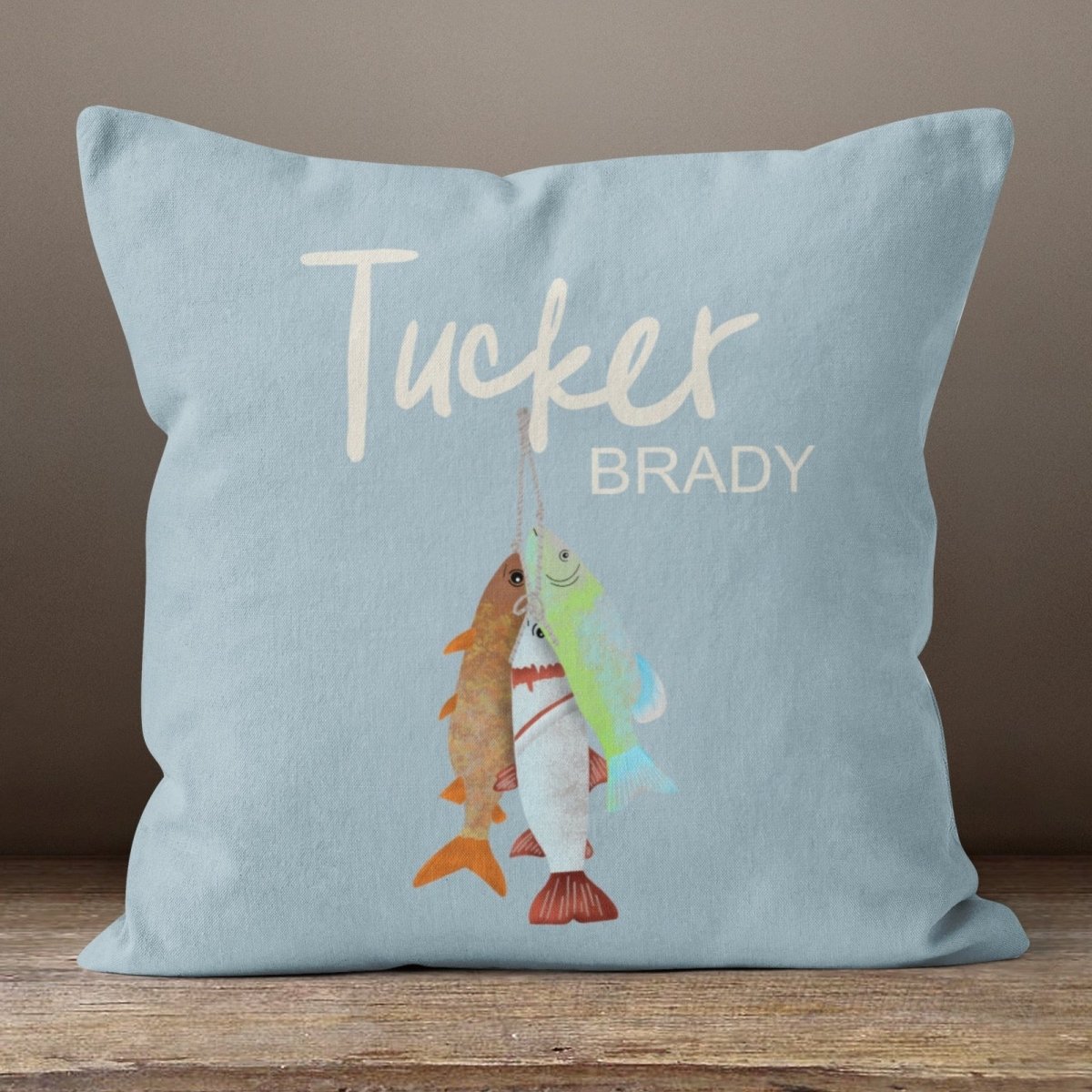 Fishing Time Personalized Throw Pillow - Fishing Time, gender_boy, text