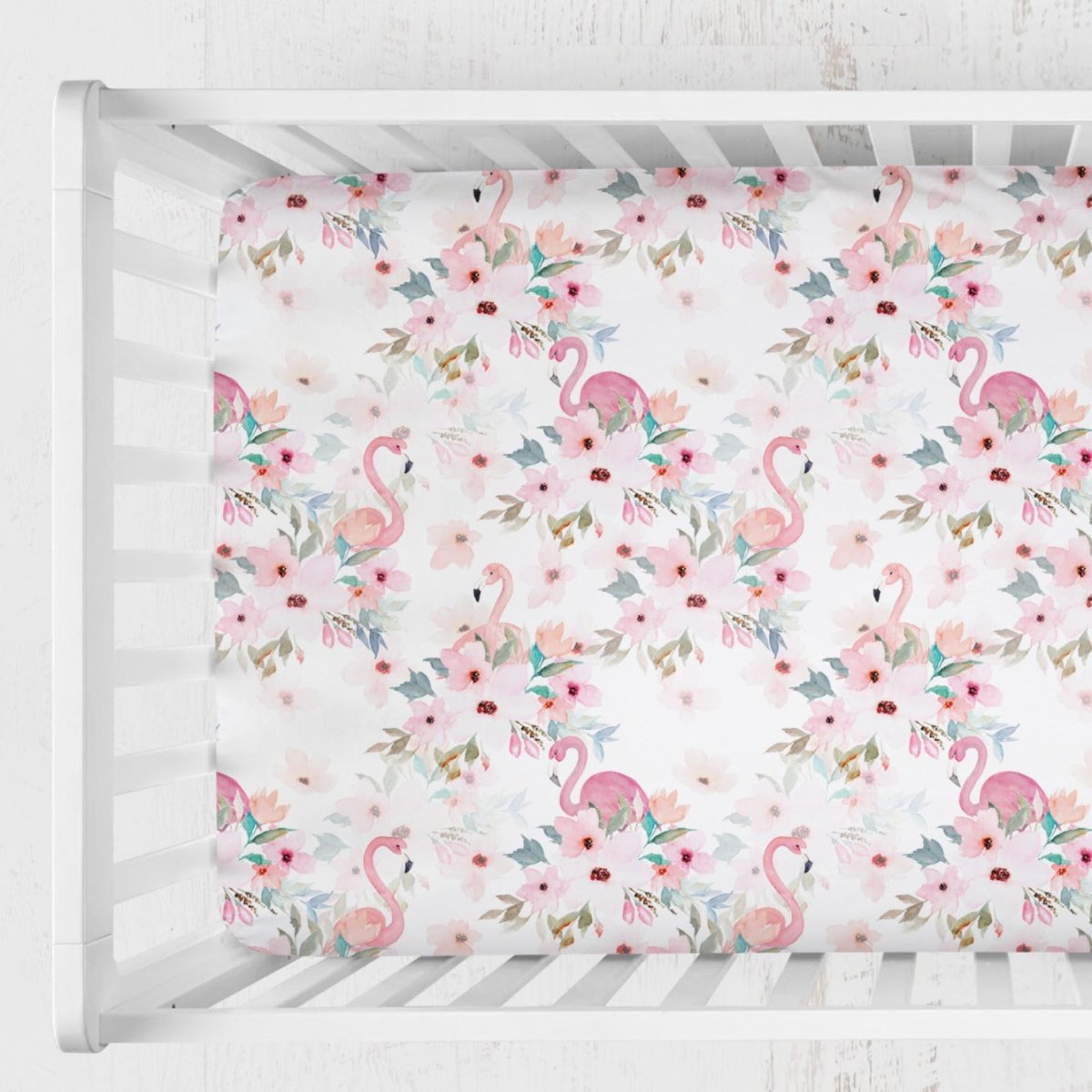 Flamingo Floral Nursery Collection - Flamingo Floral, gender_girl, text