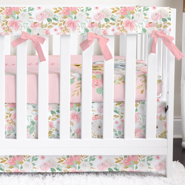 Floral Jungle Crib Bedding - Floral Jungle, gender_girl, text