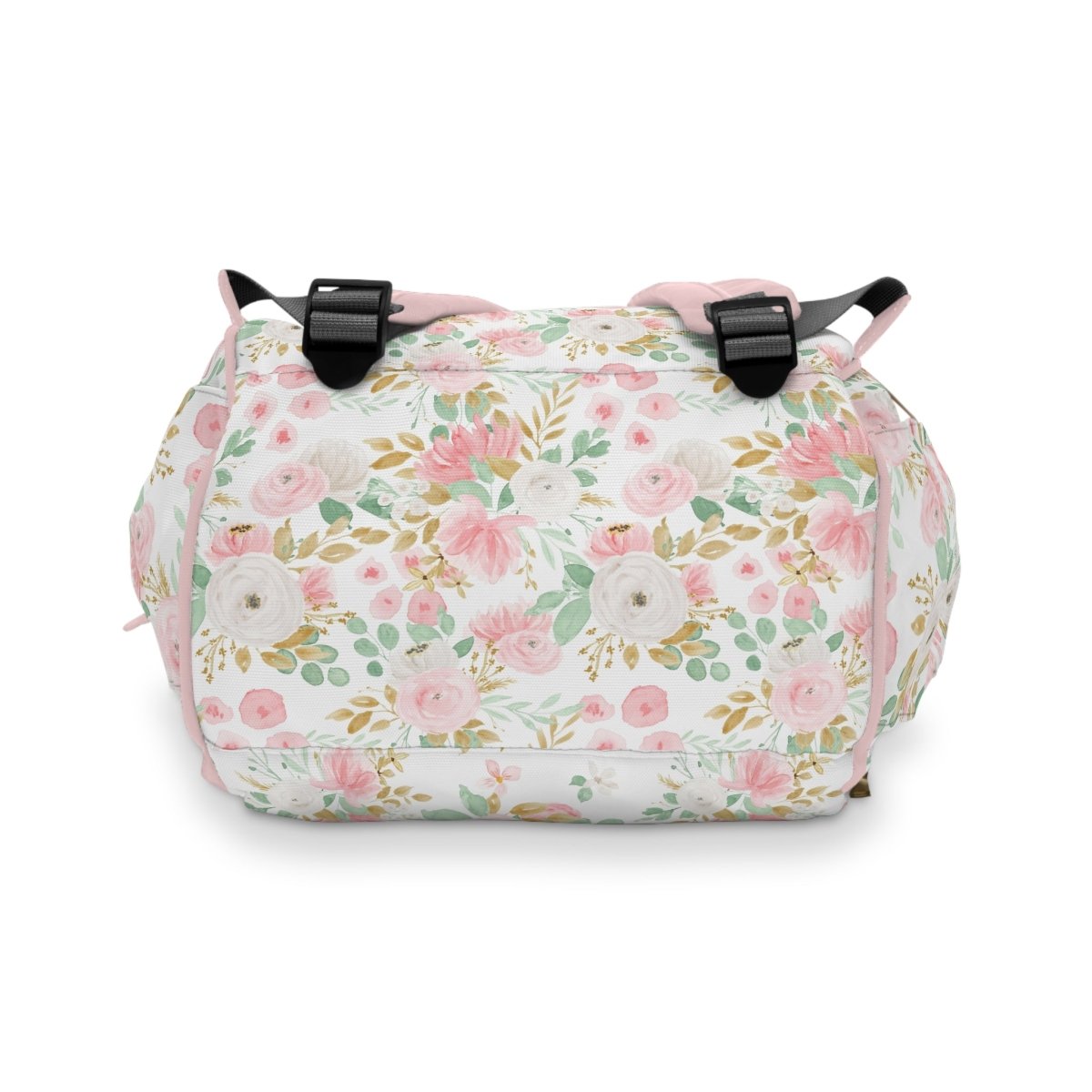 Floral Jungle Personalized Backpack Diaper Bag - Floral Jungle, gender_girl, text