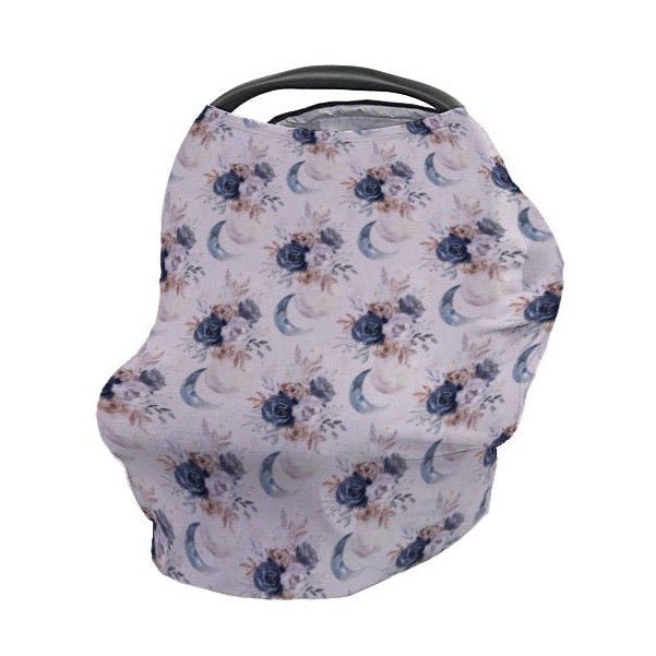 Floral Moon Car Seat Cover - Floral Moon, gender_girl, Theme_Boho