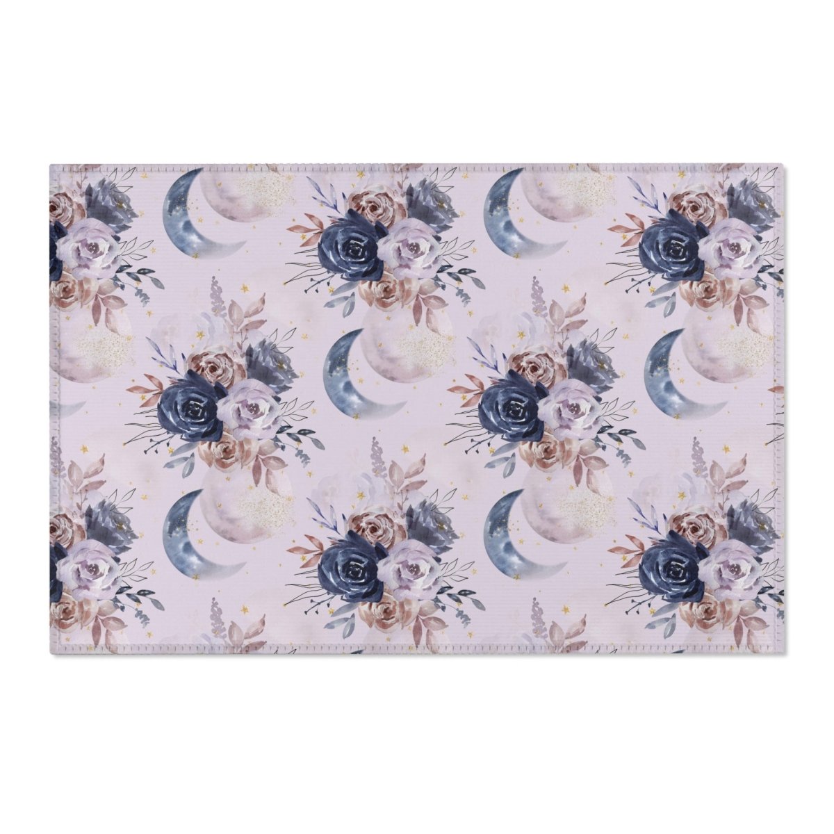 Floral Moon Nursery Rug - Floral Moon, gender_girl, Theme_Boho