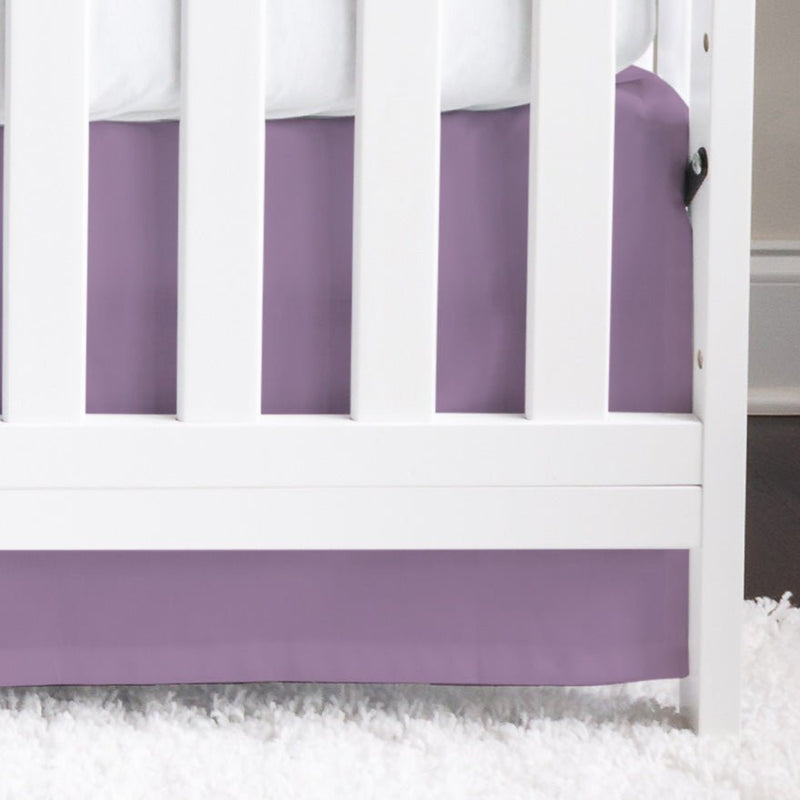 Floral Moon Solid Crib Skirt - Floral Moon, gender_girl, Theme_Boho