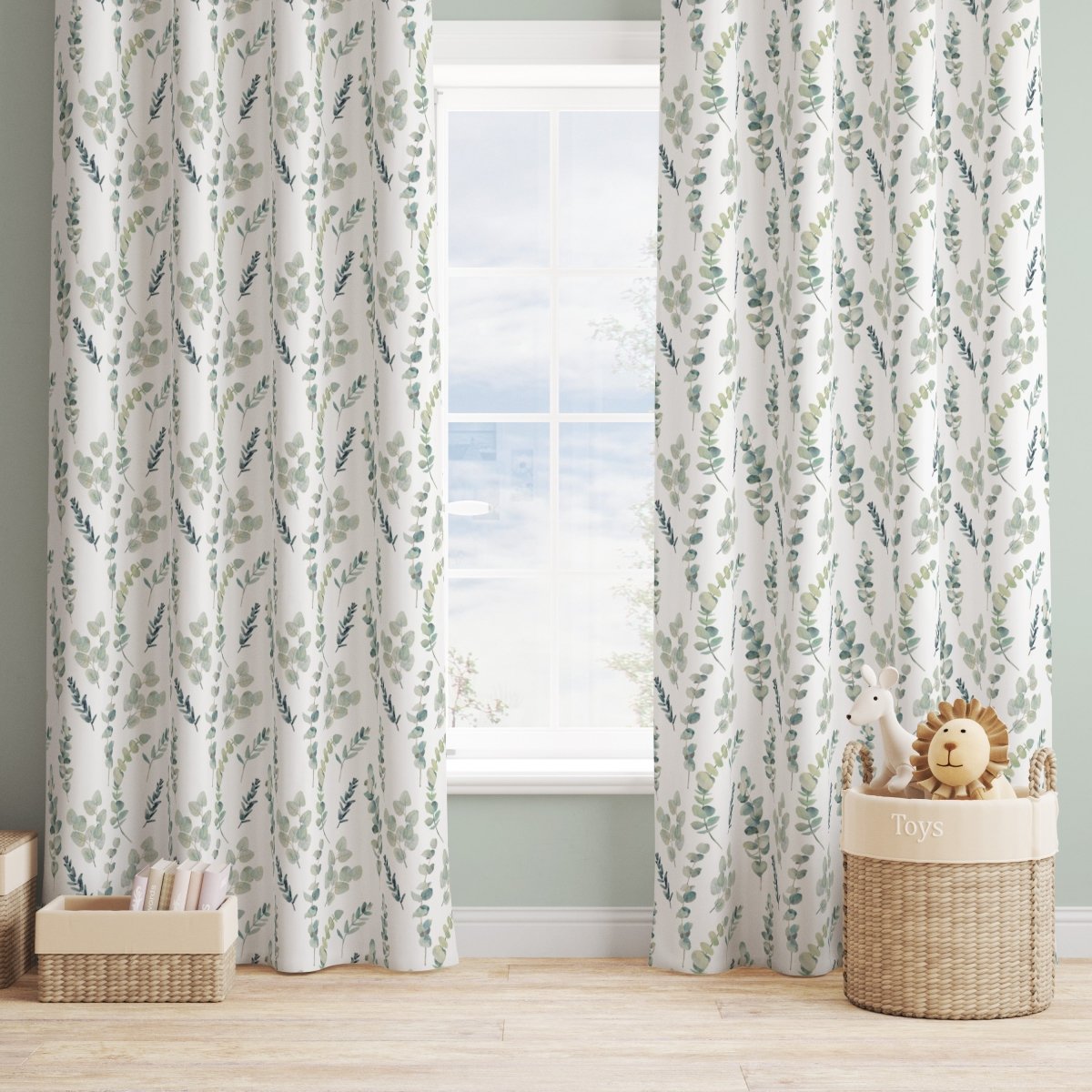Going Green Leafy Curtain Panel