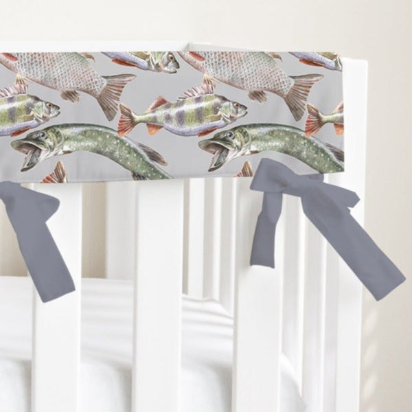 Gone Fishing Crib Rail Guards - Rail Guards
