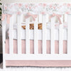 Highland Cow Floral Crib Bedding - gender_girl, Highland Cow Floral, text