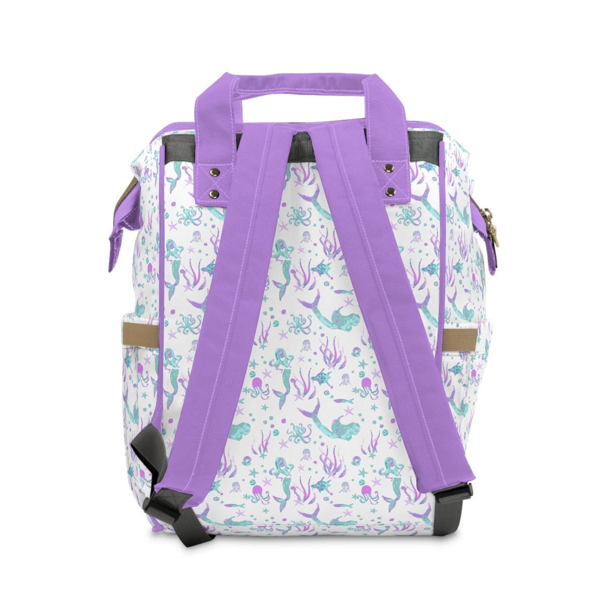Jewel Mermaids Personalized Backpack Diaper Bag - gender_girl, Jewel Mermaids, text