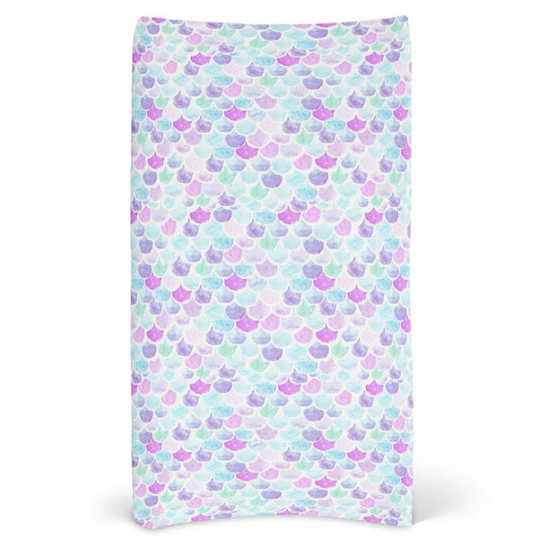 Jewel Mermaids Scales Changing Pad Cover - gender_girl, Jewel Mermaids, Theme_Ocean