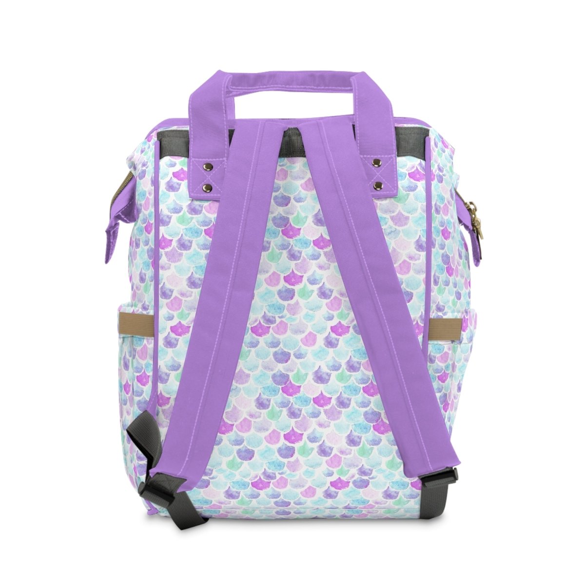 Jewel Mermaids Scales Personalized Backpack Diaper Bag - Diaper Bag