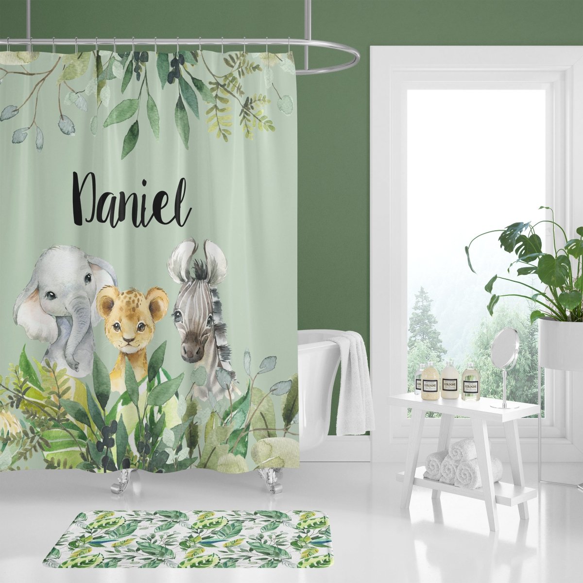 Leafy Jungle Bathroom Collection - gender_boy, Leafy Jungle, text