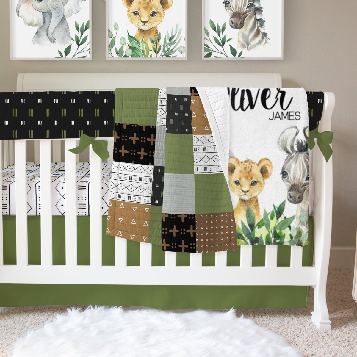 Leafy Jungle Nursery Collection - gender_boy, text, Theme_Jungle
