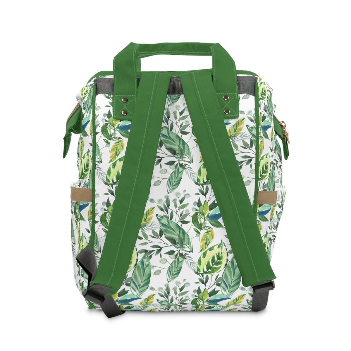 Leafy Jungle Personalized Backpack Diaper Bag - gender_boy, Leafy Jungle, text