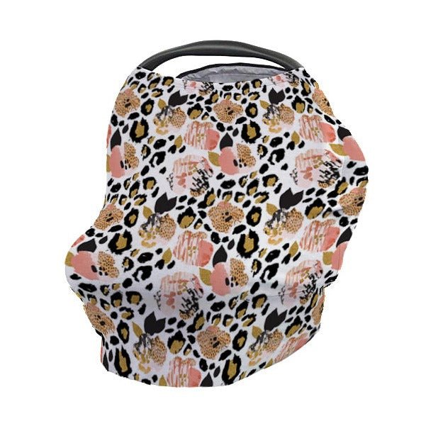 Leopard Love Car Seat Cover - gender_girl, Leopard Love, Theme_Floral