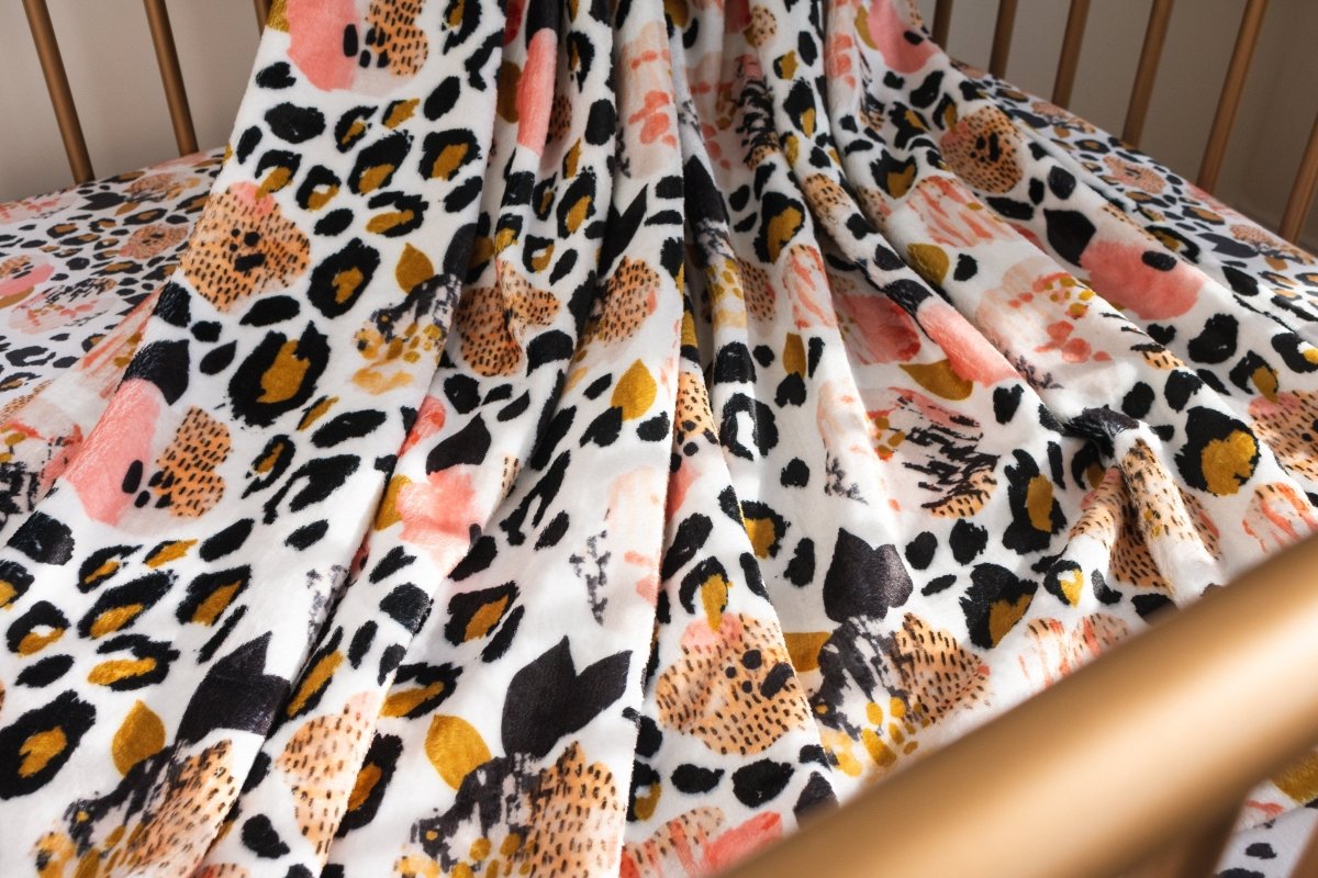 Leopard Love Minky Blanket - gender_girl, Leopard Love, Personalized_No