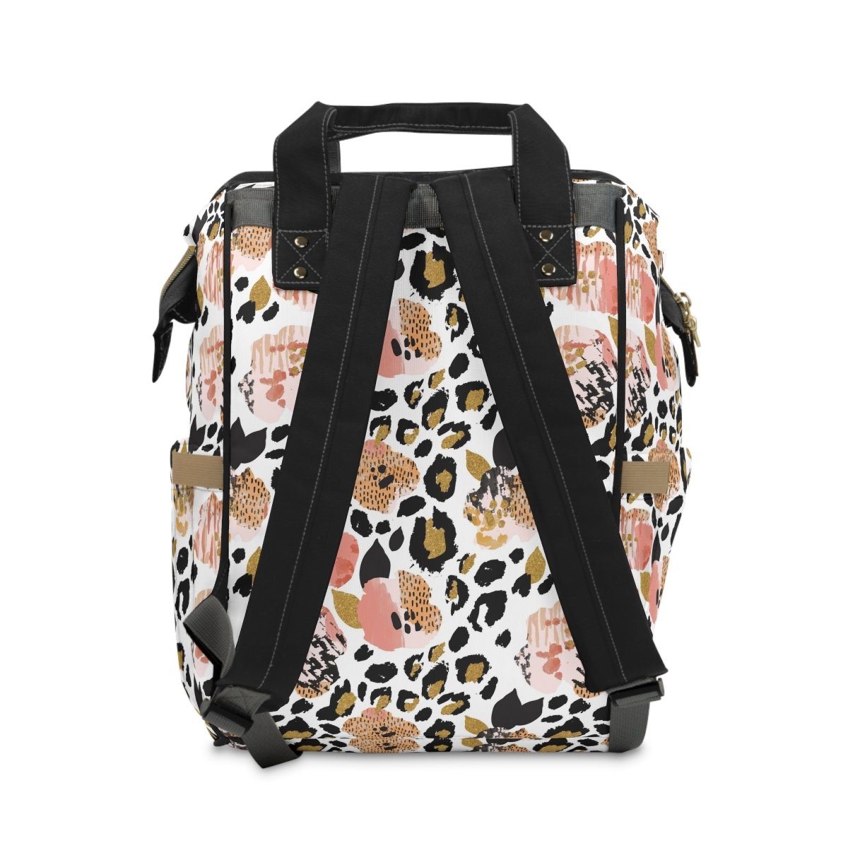 Leopard Love Personalized Backpack Diaper Bag - gender_girl, Leopard Love, text