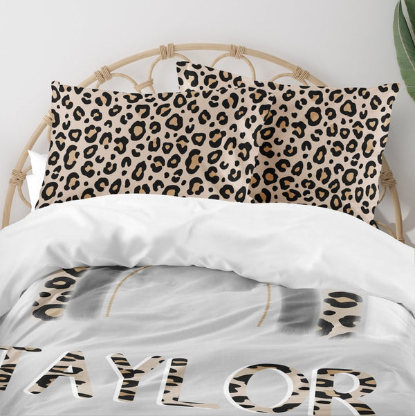 Leopard Rainbow Kids Bedding Set (Comforter or Duvet Cover) - gender_boy, gender_girl, gender_neutral