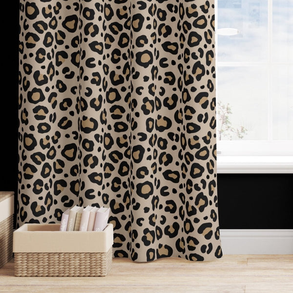 Leopard Rainbow Curtain Panel - gender_boy, gender_girl, gender_neutral