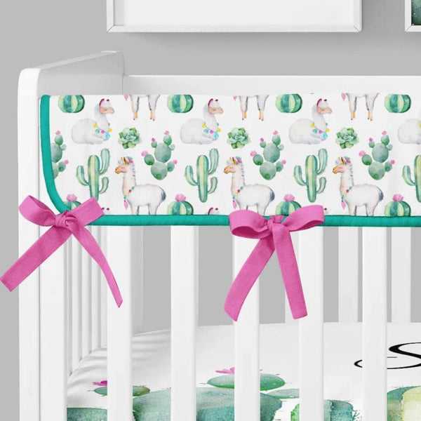 Llama Love Crib Rail Guards - Rail Guards