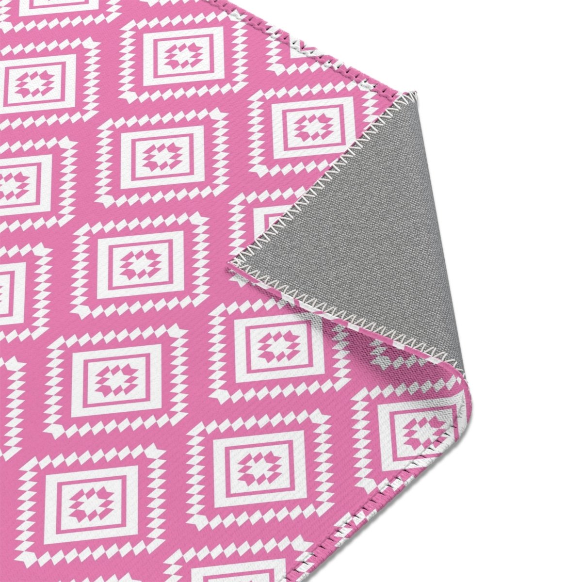 Llama Love Pink Aztec Nursery Rug - gender_girl, Llama Love, Theme_Southwestern