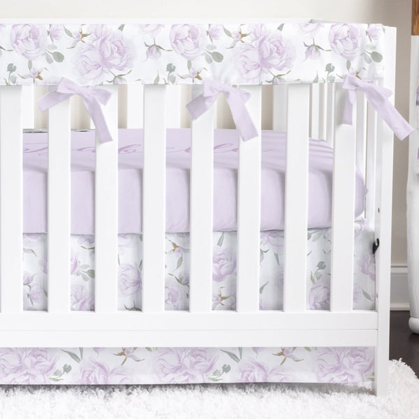 Lovely Lavender Crib Bedding - gender_girl, Lovely Lavender, text