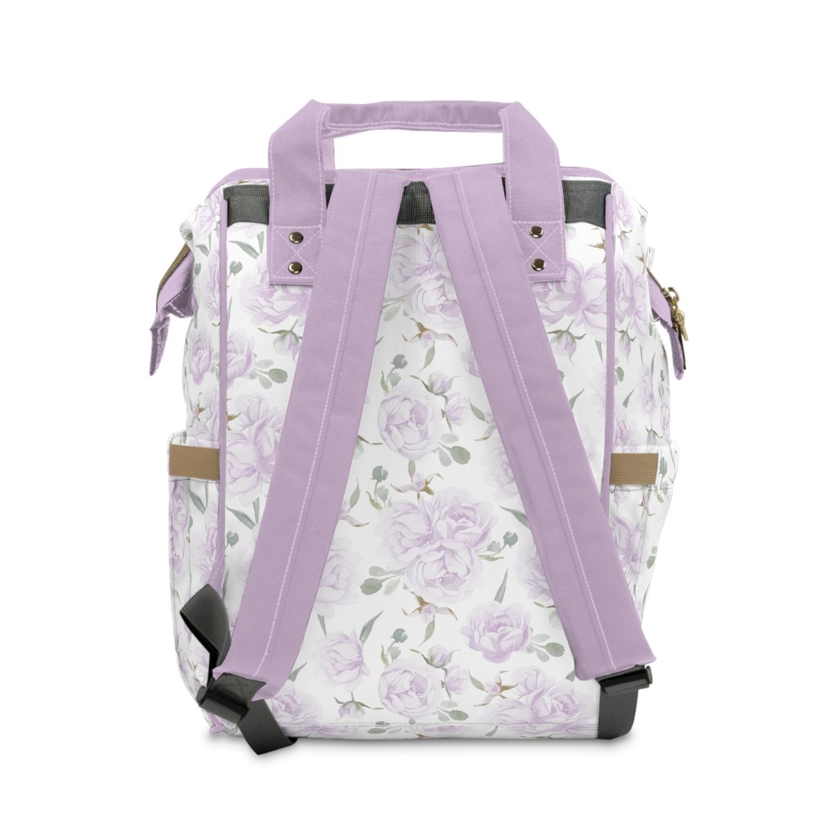 Lovely Lavender Personalized Backpack Diaper Bag - gender_girl, Lovely Lavender, text