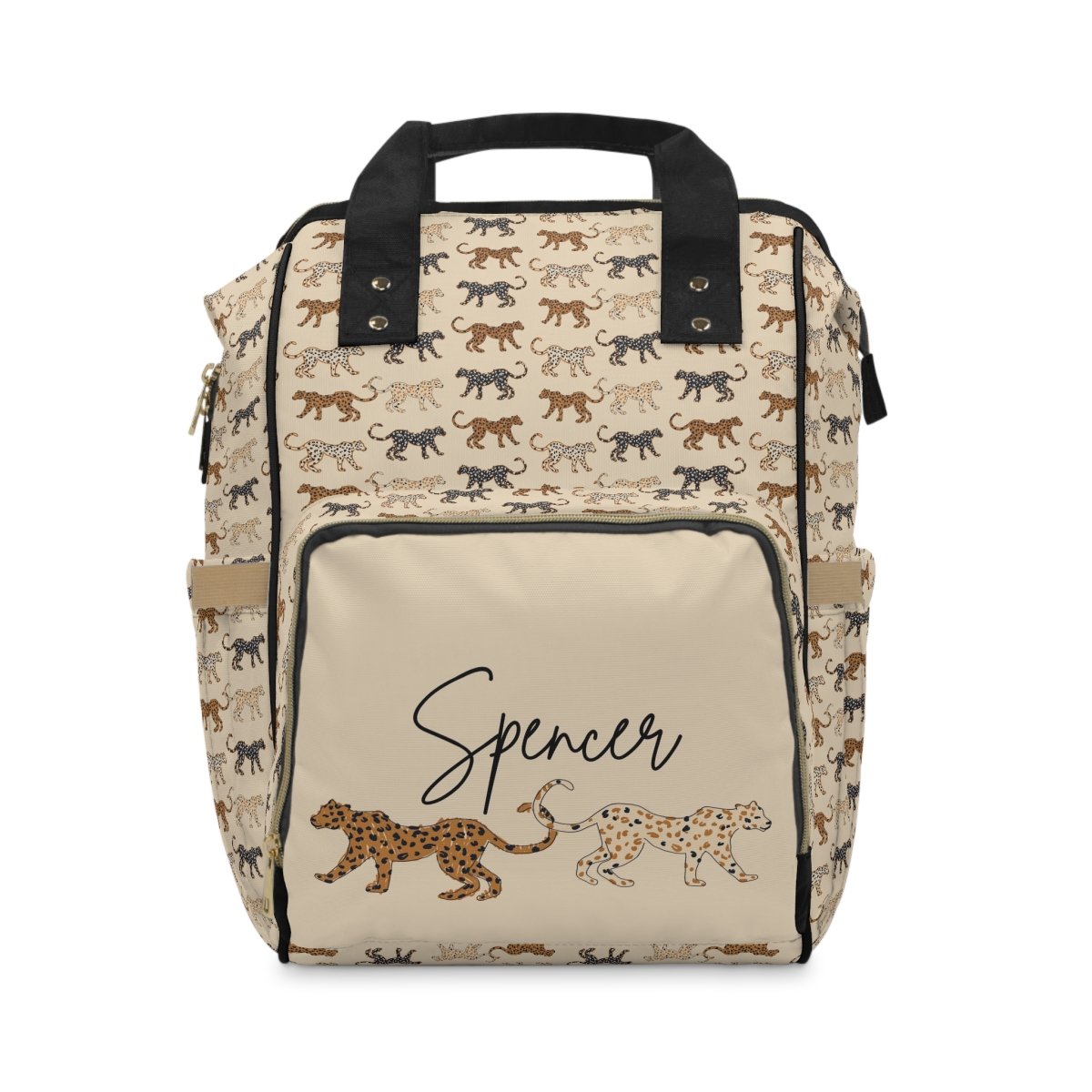Luxe Cheetah Personalized Backpack Diaper Bag - gender_boy, gender_neutral, Luxe Leopard