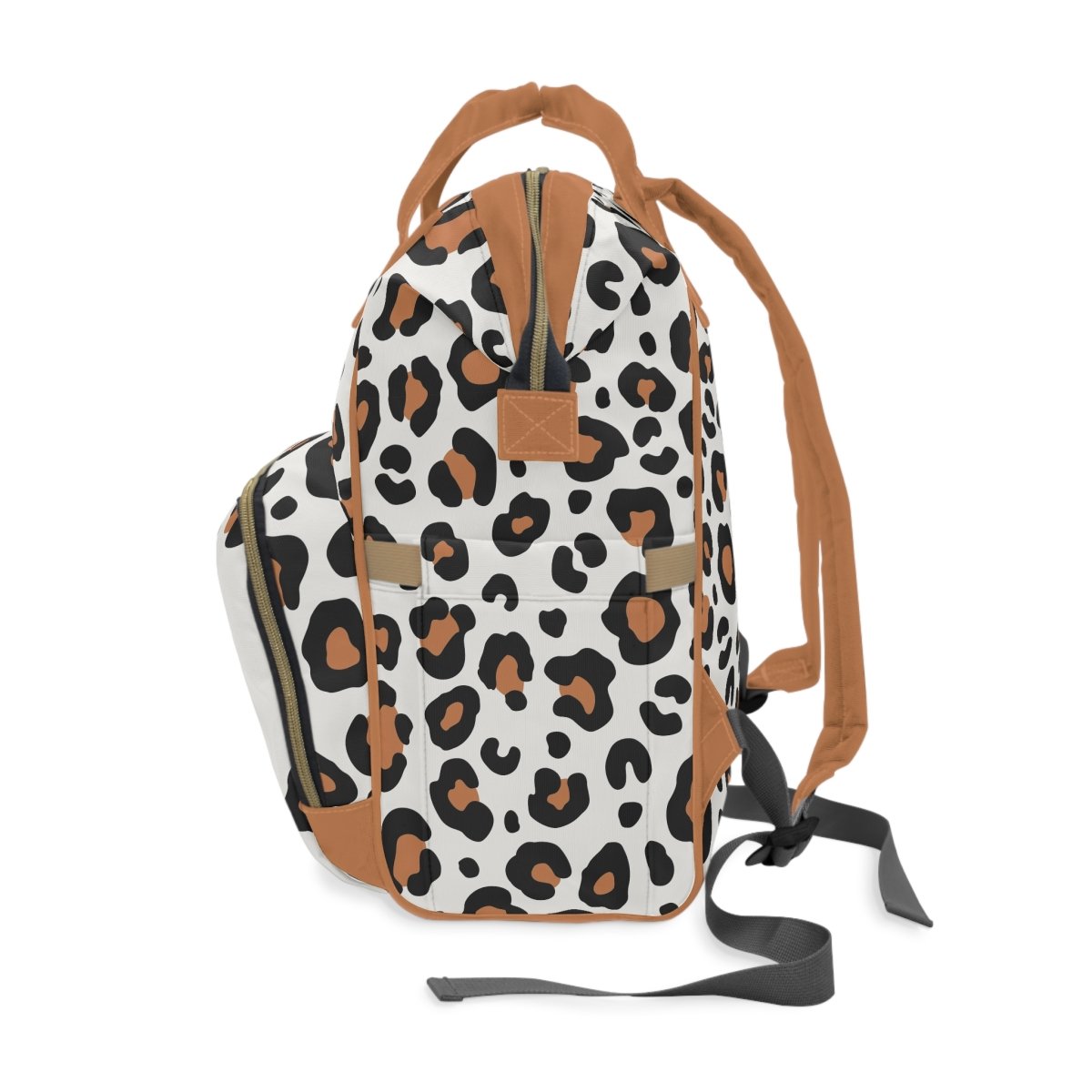 Luxe Leopard Personalized Backpack Diaper Bag - Backpack