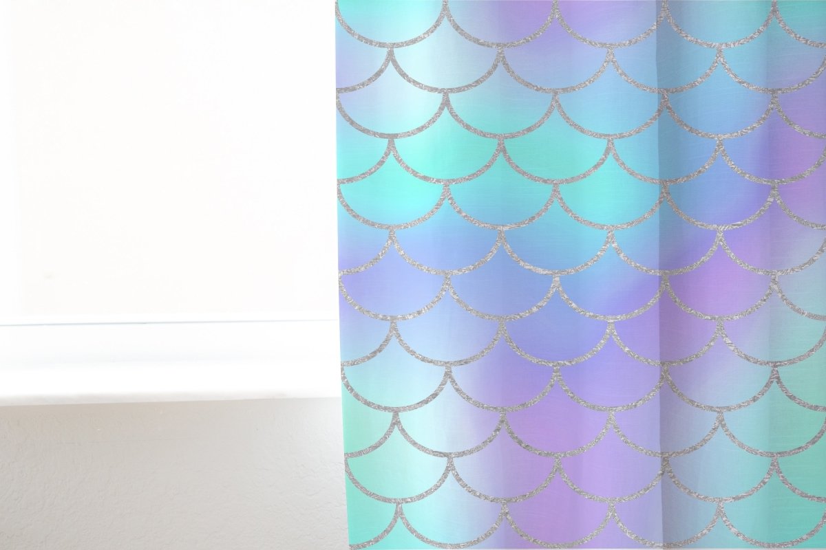 Mermaid Love Curtain Panel - gender_girl, Mermaid Love, Theme_Ocean