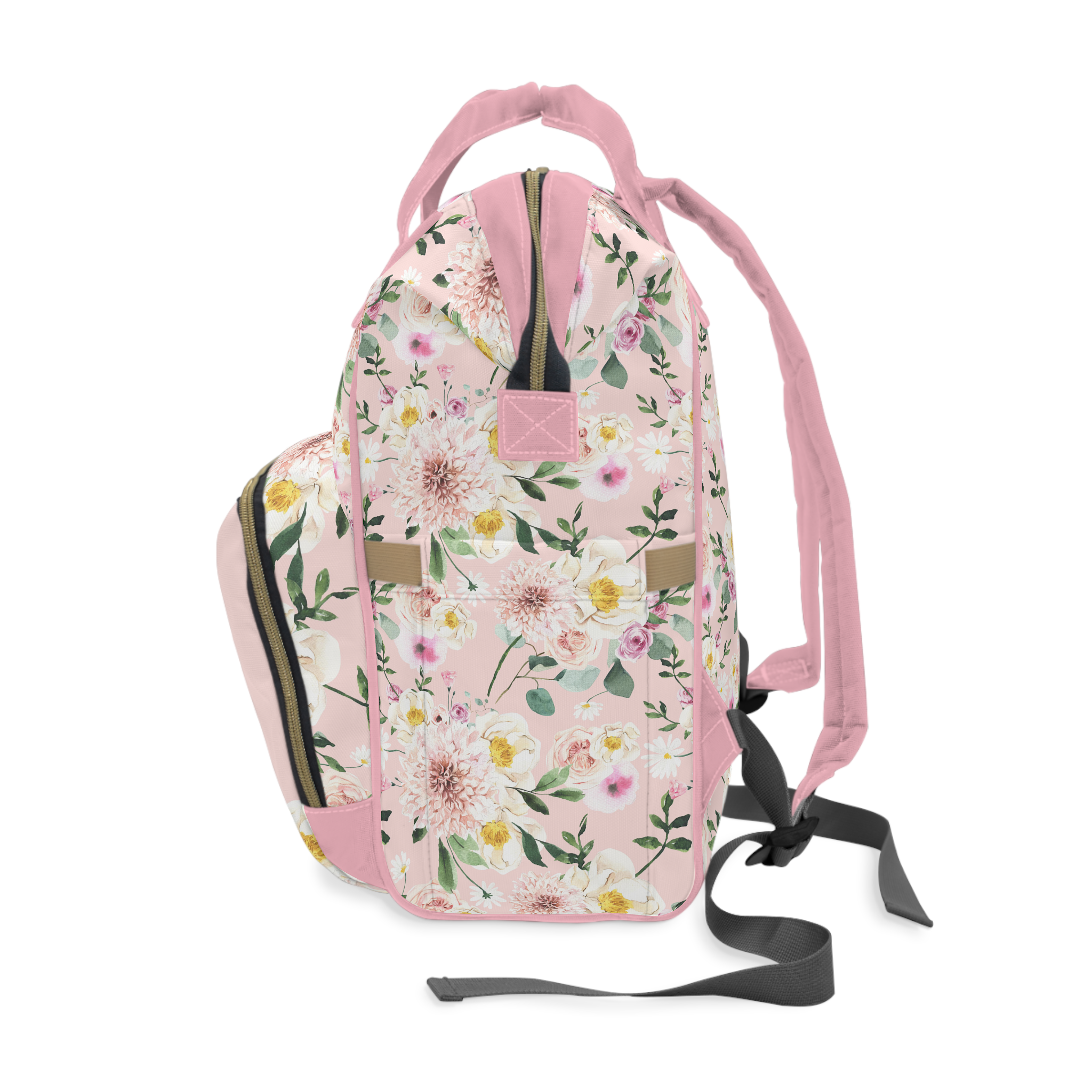 Farm Floral Personalized Backpack Diaper Bag