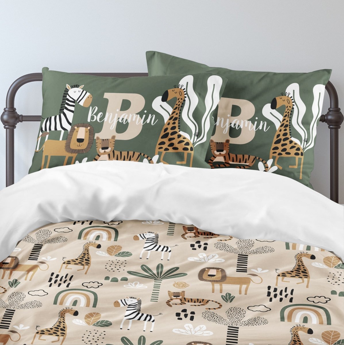 Mod Safari Kids Bedding Set (Comforter or Duvet Cover) - gender_boy, Mod Safari, text