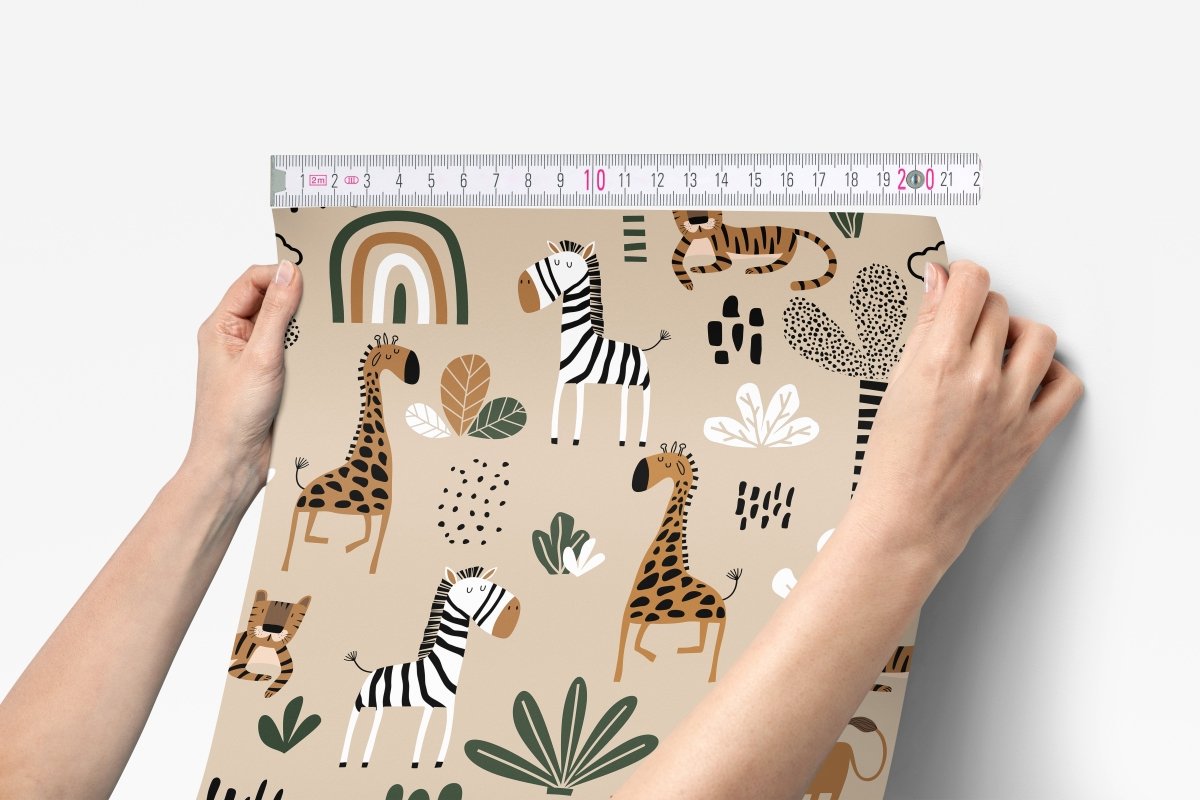 Mod Safari Peel & Stick Wallpaper - gender_boy, Mod Safari, Theme_Jungle
