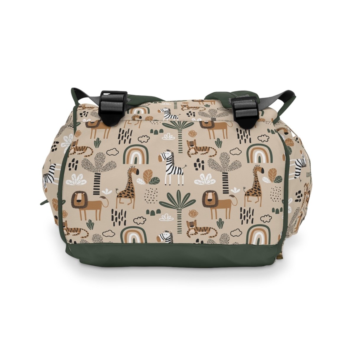 Mod Safari Personalized Backpack Diaper Bag - gender_boy, Mod Safari, text