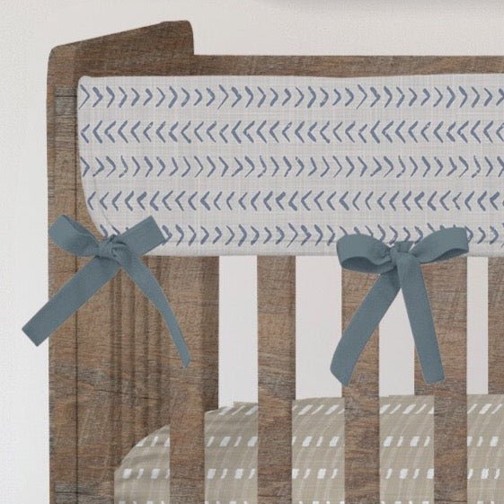 Modern Farmhouse Arrow Crib Rail Guards - gender_boy, gender_neutral, Modern Farmhouse