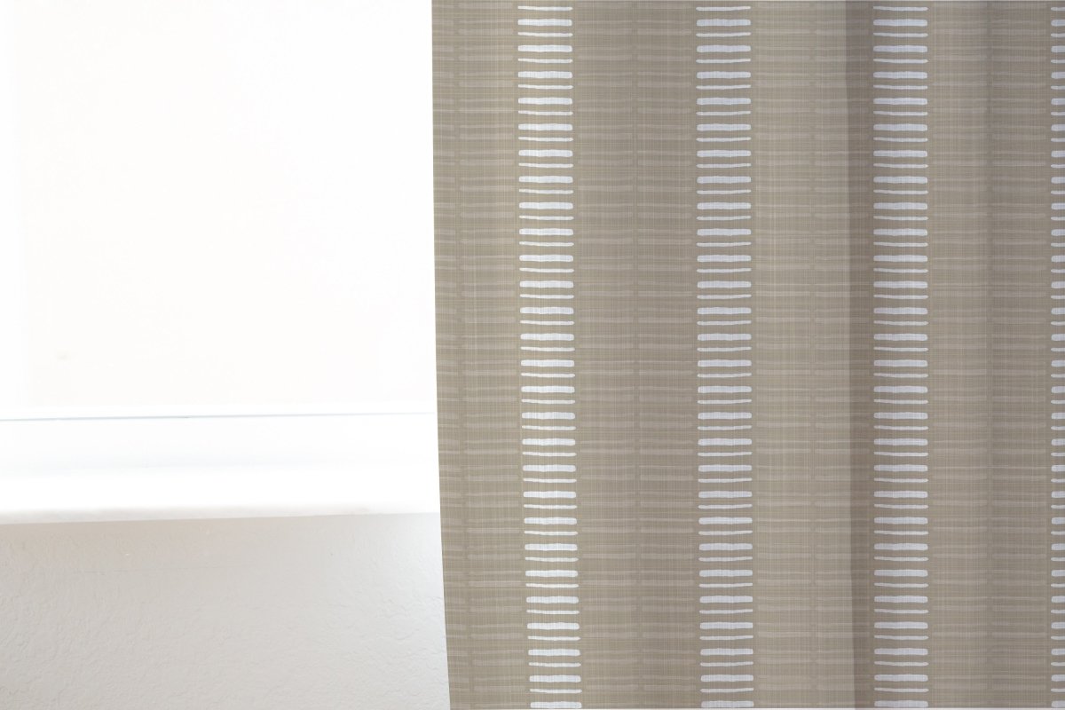 Modern Farmhouse Hashes Curtain Panel