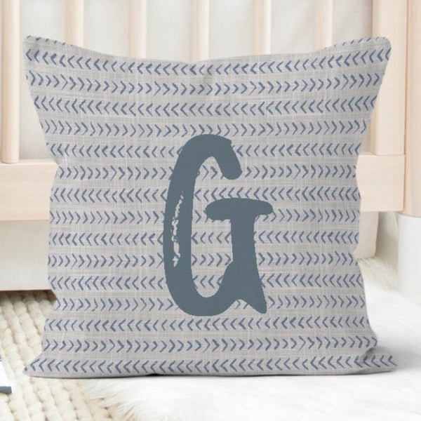 Modern Farmhouse Personalized Throw Pillow - gender_boy, gender_neutral, Modern Farmhouse