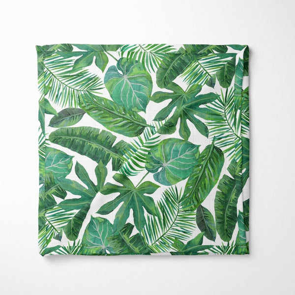 Modern Jungle Palm Muslin Blanket - Muslin Blanket