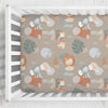 Modern Lion Dark Crib Sheet - gender_boy, Modern Lion, Theme_Jungle