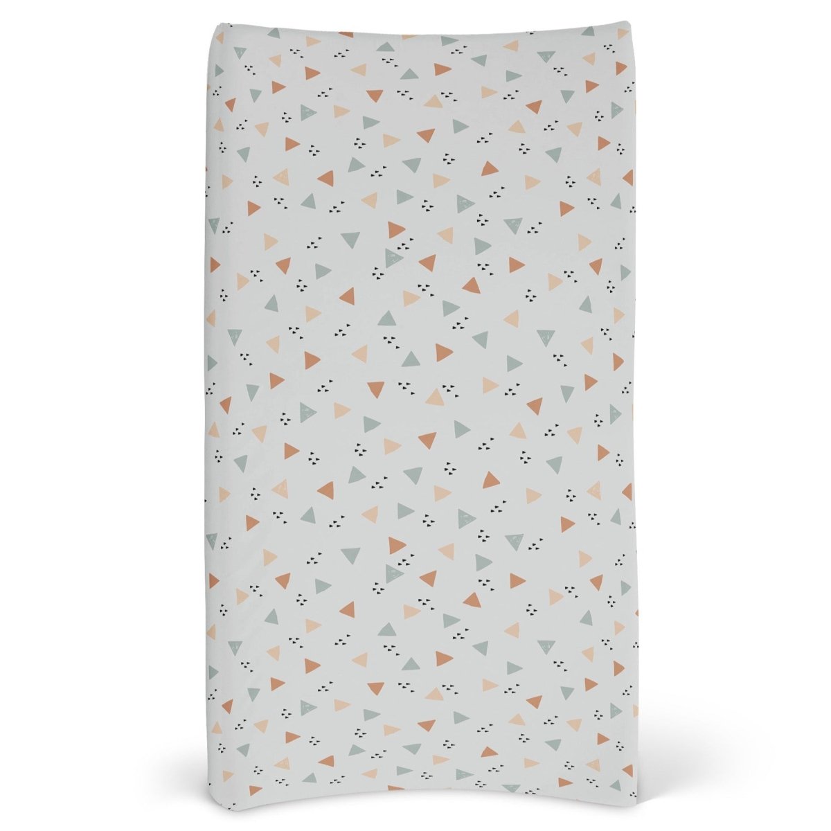 Modern Lion Triangles Changing Pad Cover - gender_boy, Modern Lion, Theme_Jungle
