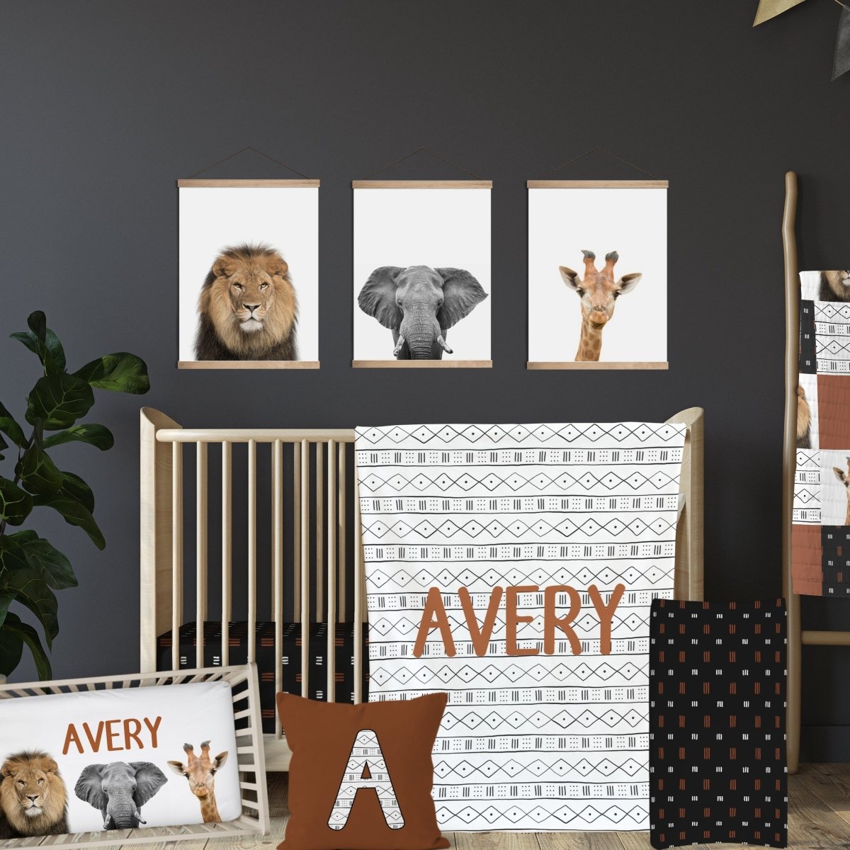 Modern Mudcloth Nursery Collection - gender_boy, Modern Mudcloth, text