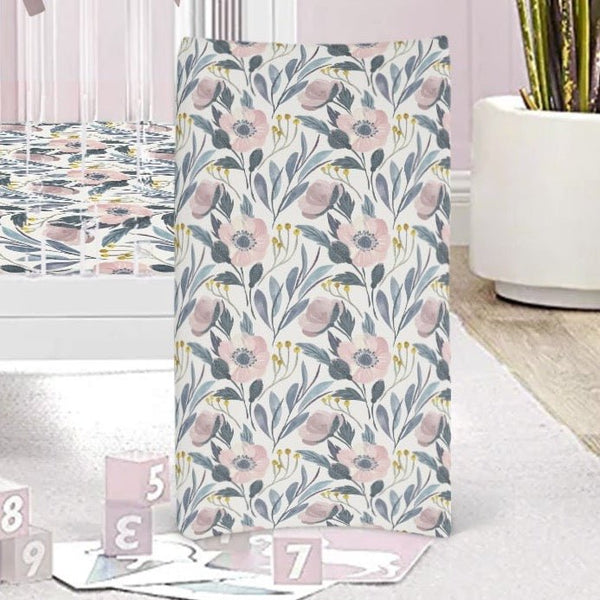 Moody Floral Changing Pad Cover