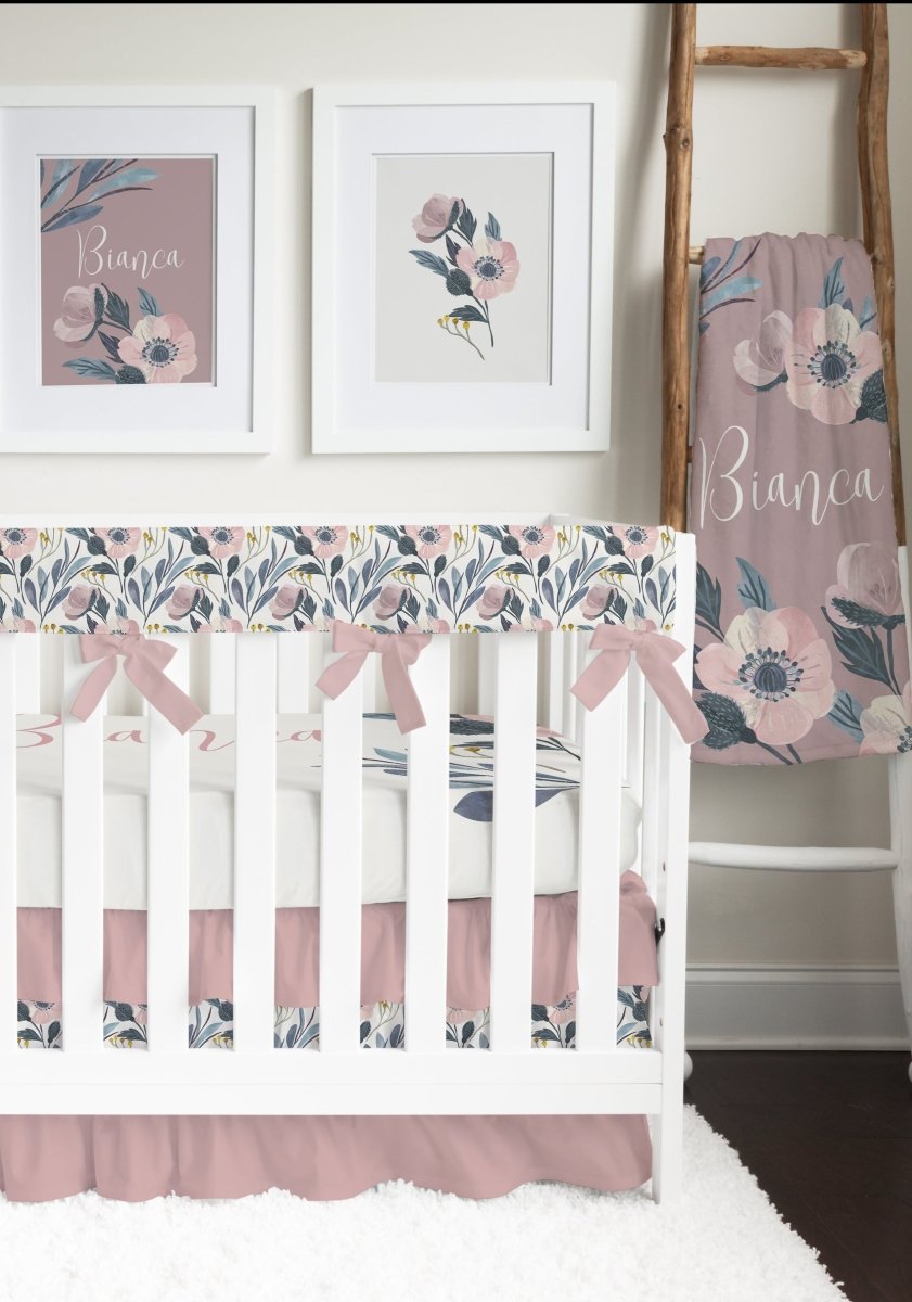 Moody Floral Nursery Collection - gender_girl, Moody Floral, text