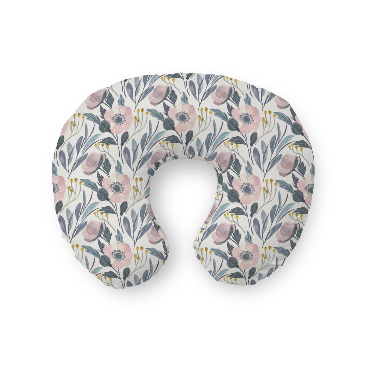 Moody Floral Nursing Pillow Cover - gender_girl, Moody Floral, Theme_Floral