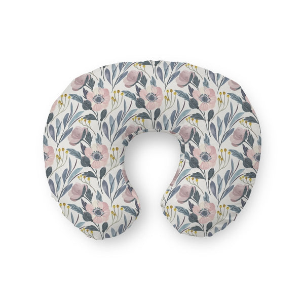 Moody Floral Nursing Pillow Cover