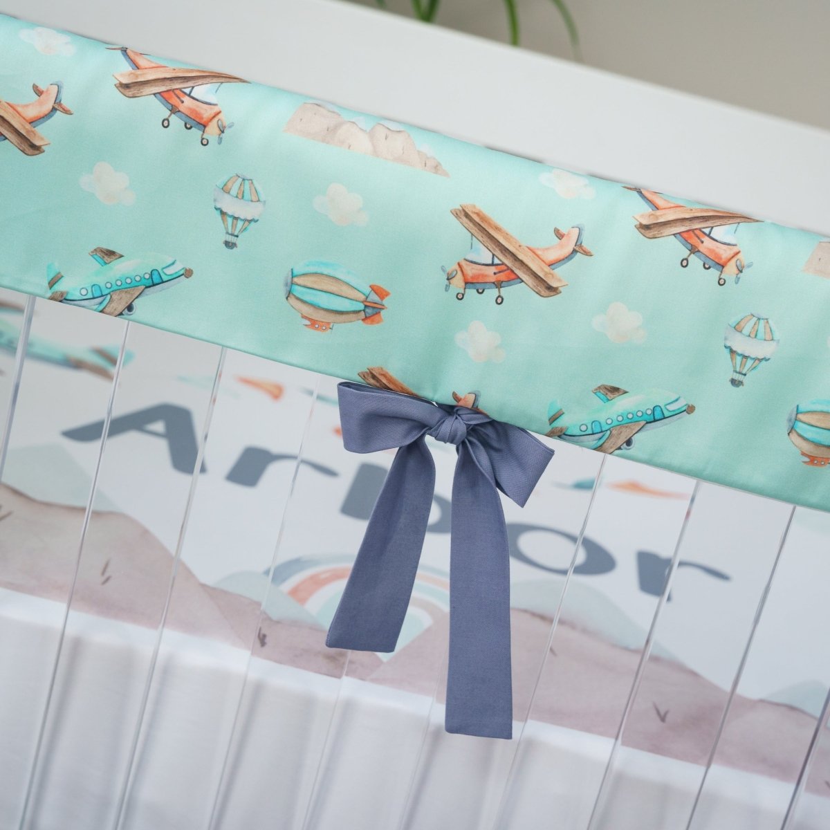 Mountain Adventure Crib Rail Guards - gender_boy, Mountain Adventure, Theme_Adventure
