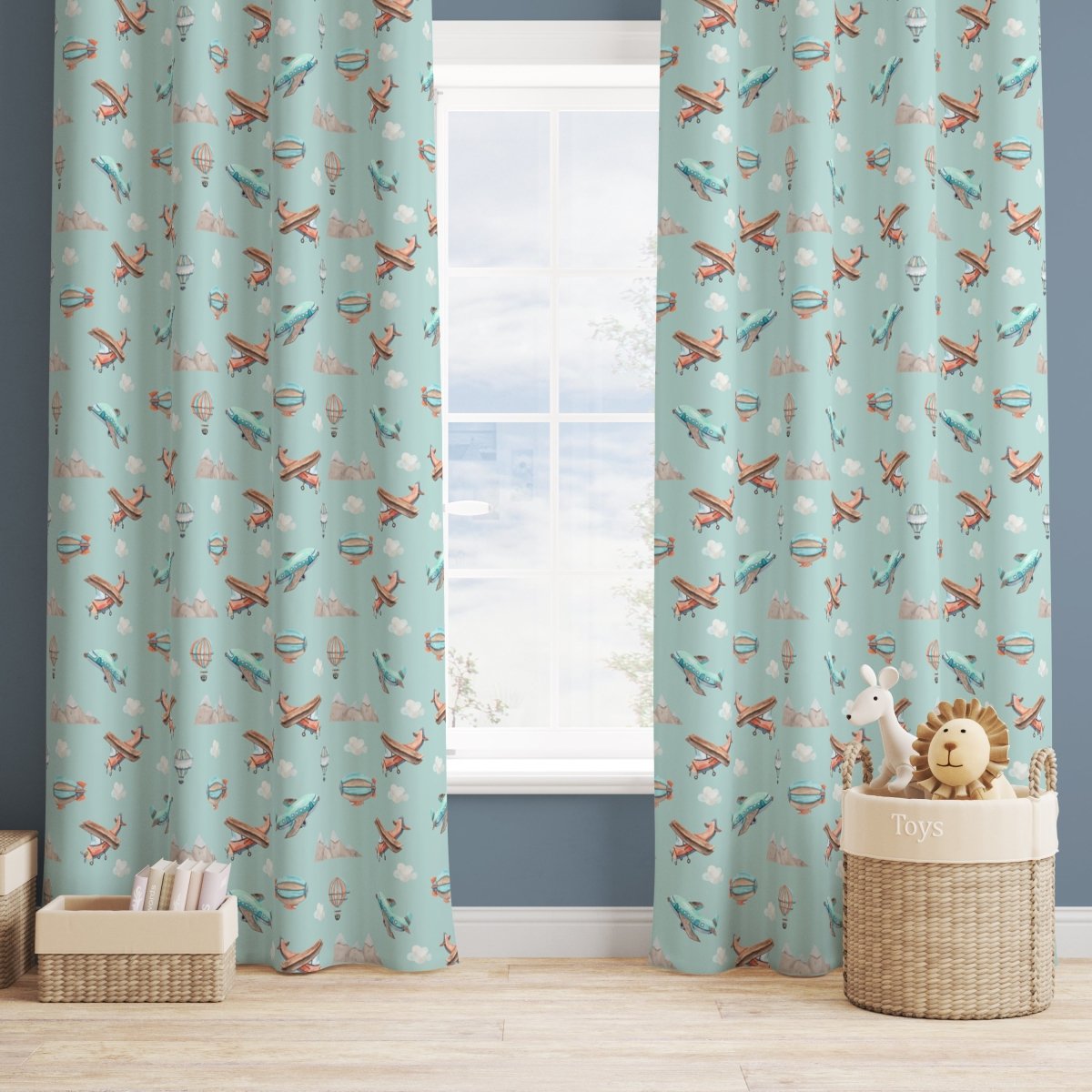 Mountain Adventure Curtain Panel - gender_boy, Mountain Adventure, Theme_Adventure