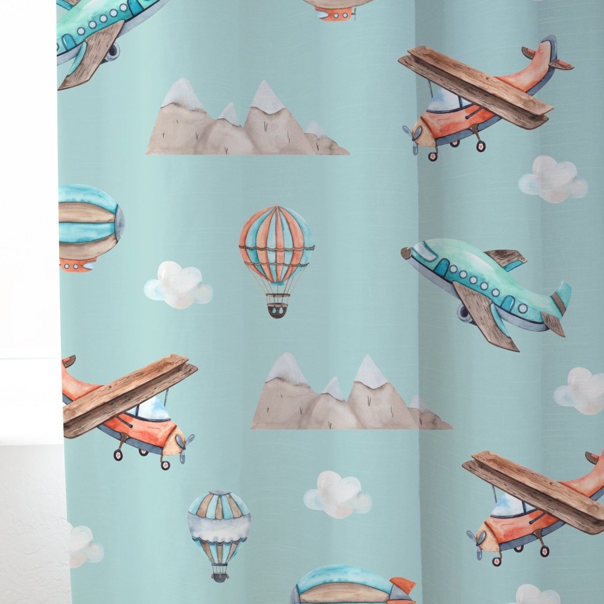 Mountain Adventure Curtain Panel - gender_boy, Mountain Adventure, Theme_Adventure