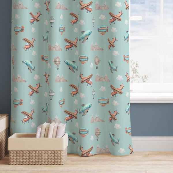 Mountain Adventure Curtain Panel - gender_boy, Mountain Adventure, Theme_Adventure